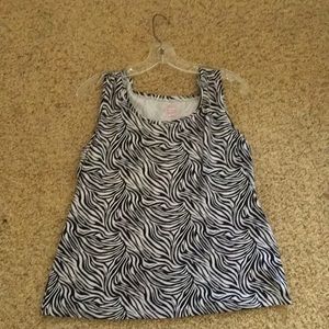🦓 212 Collection Zebra Print Blous Top